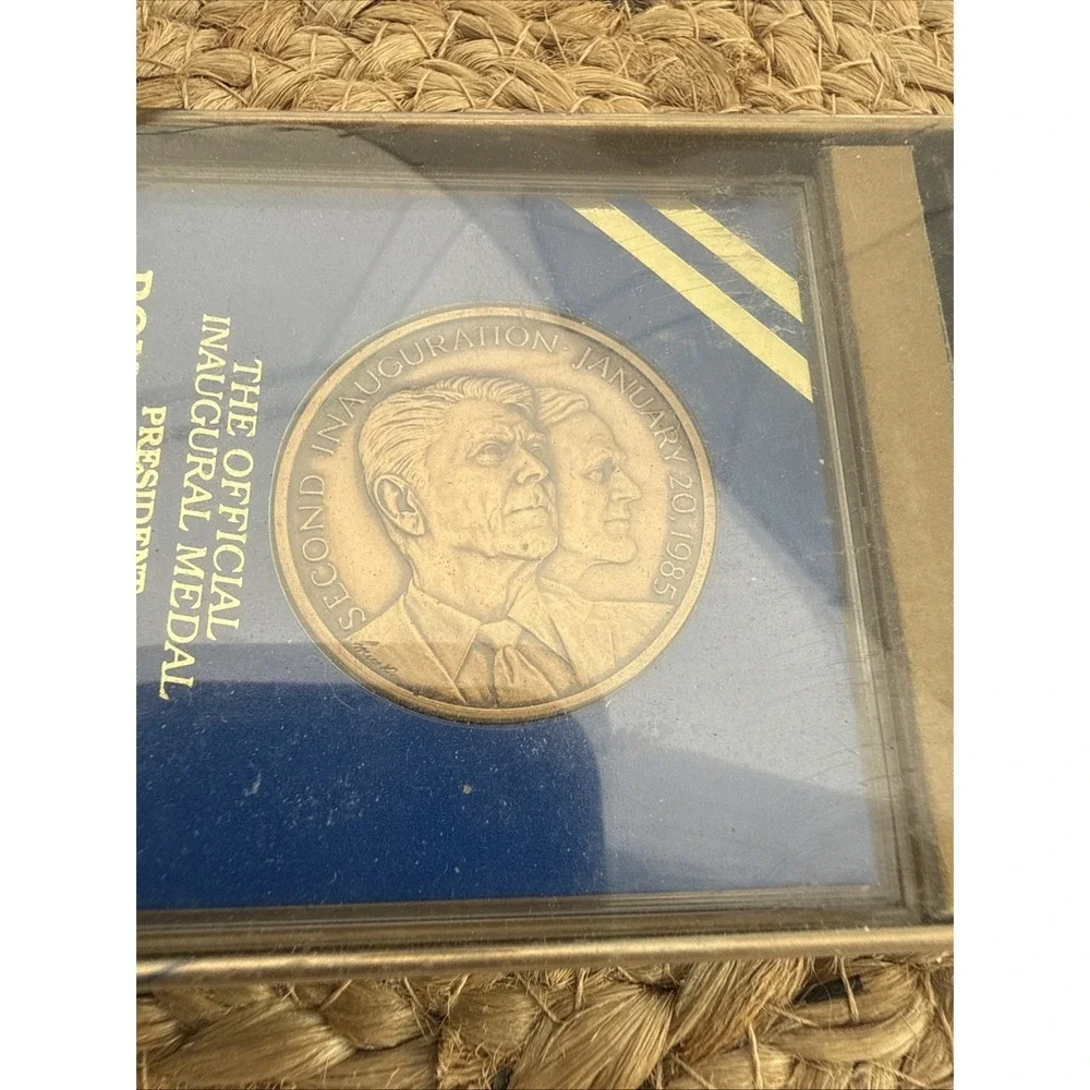1985 Official Medal President Ronald Reagan Second Inauguration